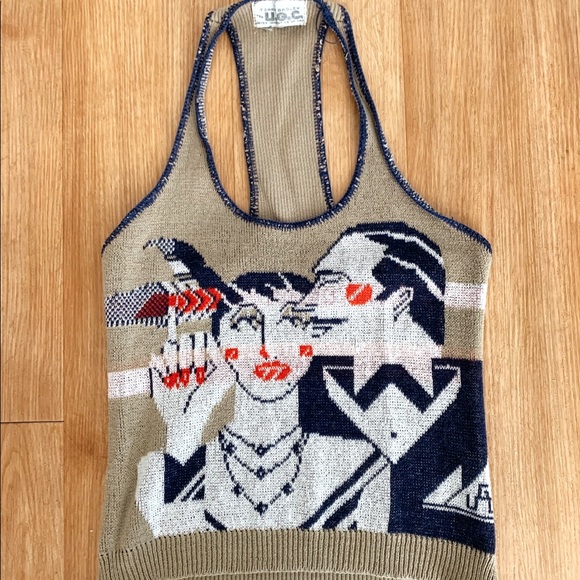 1970s Vintage Knit Tank Top - Picture 4 of 5